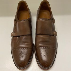 Johnston & Murphy Double Munk Strap Shoes
